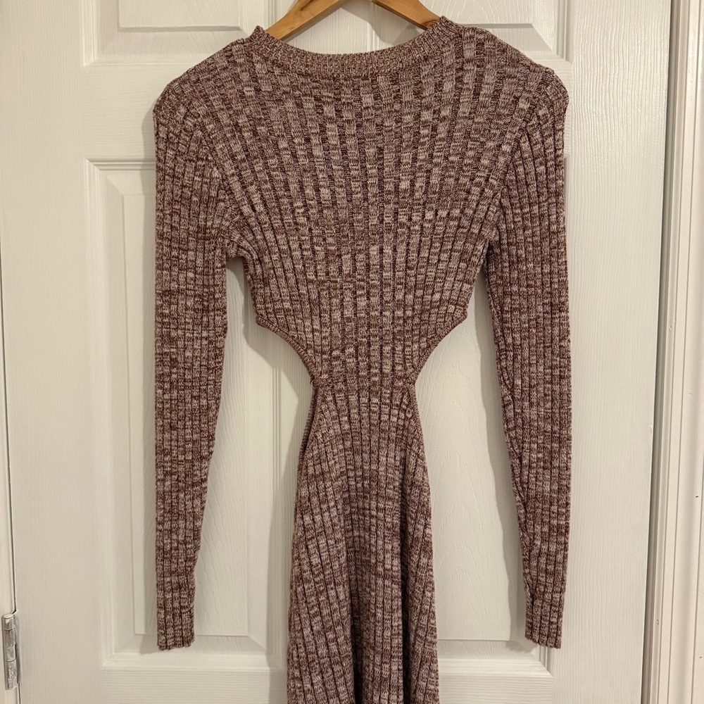 Forever 21 Cutout Sweater/Knitted Mini Dress Small - Picture 3 of 5
